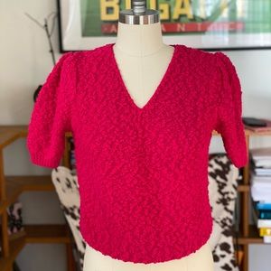 Vintage short sleeved sweater, S